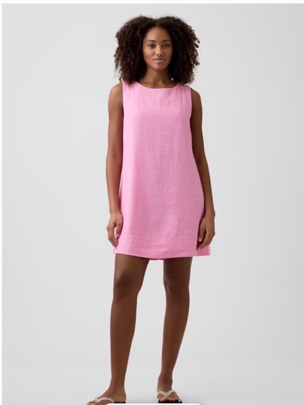 GAP Linen blend mini sleeveless dress XL NWT